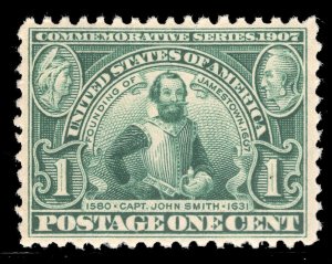 MOMEN: US STAMPS #328 MINT OG NH VF+ LOT #77935*