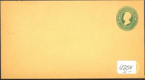 U.S. #U254 MINT Entire