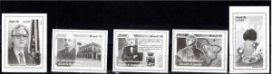 Brazil 1995 MNH Sc 2528-2532 PROOFS