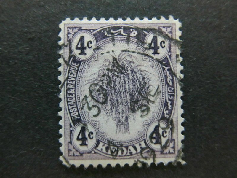 A4P60F190 Malaysian States Kedah 1922-40 Wmk Mult Script CA 4c Used-