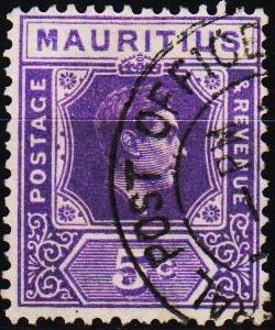 Mauritius. 1938 5c S.G.255a Fine Used