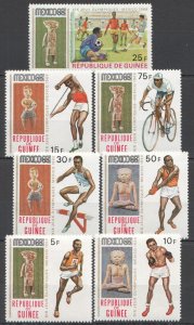 Wb339 Guinea Sport Olympic Games History Mexico 1968 1Set Mnh