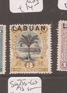 Labuan 3c Tree SG 64a MOG (12aus)