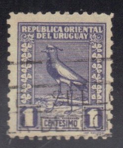 URUGUAY SCOTT #334 USED  1c  1927