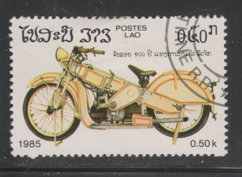 Laos 620 Motorcycle 1985