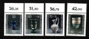 Germany-Sc#9NB238-41-unused NH occupation semi-postal set-Glassware-1986-