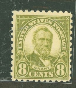 United States #589 Mint (NH) Single