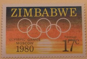 Zimbabwe 433  MNH Olympics Topical Cat $0.45 Full Set