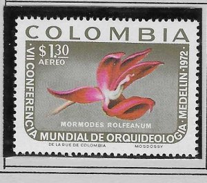 Colombia #C572  1.3p ''Orchid  MNH)  CV $1.15