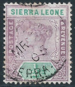 Sierra Leone Sc #34, 1/2d Used
