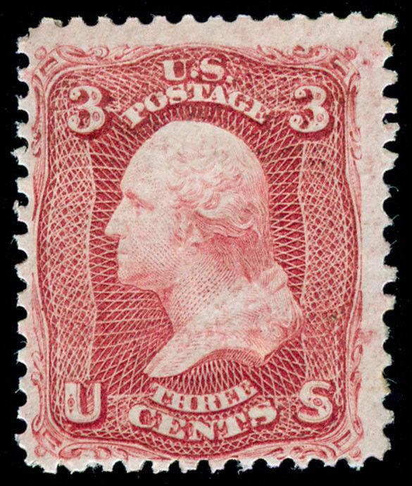 MOMEN: US STAMPS #66 MINT OG H SOUNDS