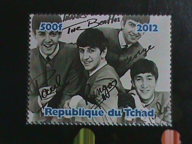 ​CHAD STAMP:2012 THE BEATALES MNH STAMP SHEET.#2