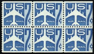 U.S. C51a MNH Booklet Pane of 6 w/o Tab