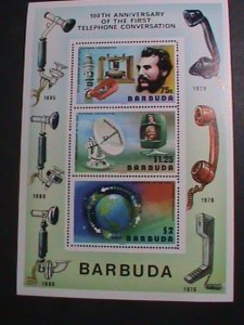 BARBUDA-1977 SC#262a CENTENARY OF TELEPHONE-MNH S/S -VERY FINE