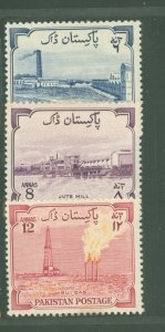 Pakistan #74-76  Multiple