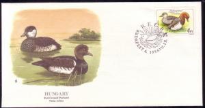 Hungary FDC SC# 3139 Red Crested Pochard L187