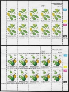 South Africa-Bophuthatswana #254-257  Fruits  (MNH) sheets of 10 CV $29.00