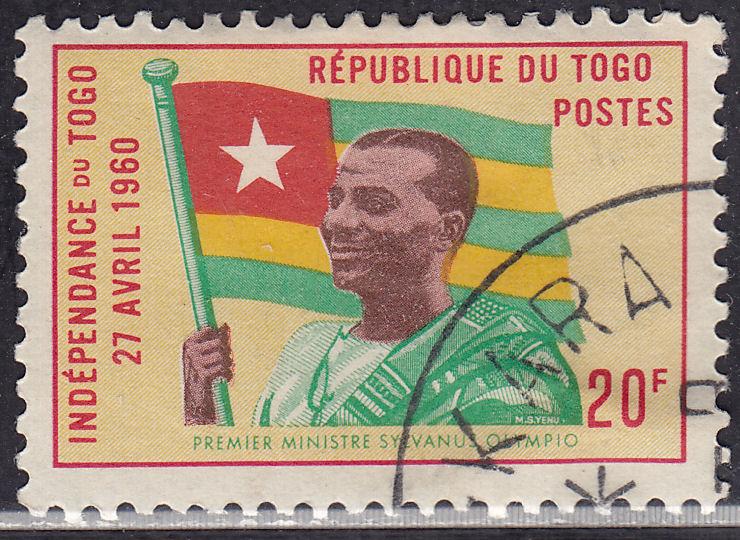 Togo 380 USED 1960 PM Sylvanus Olympio 20 Fr