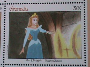 GRANADA- DISNEY CARTOON-SLEEPING BEAUTIFUL FULL SHEET MNH-VERY FINE