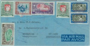 86071 - GUATEMALA - POSTAL HISTORY - AIRMAIL COVER to EUROPE 1956 Red Cross