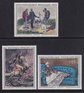 France 1049-1051 Pantings MNH VF