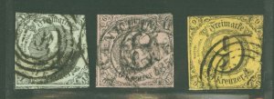 Thurn & Taxis #47/49-50 Used