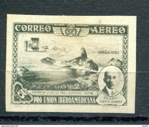 Spain 1930 Airmail Imperf Sc C50  5c MH 10891