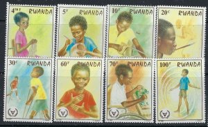 Rwanda 1059-66 MNH 1981 Year of the Disabled (ak2774)