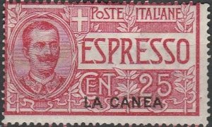 Italy- Offices In Crete, #E1 Mint Hinged  From 1906