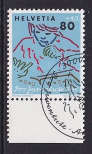 Switzerland  #B548  cancelled 1988  Pro Juventute  child development 80c