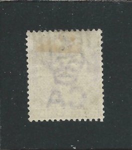 TOBAGO 1886-89 1d on 2½d DULL BLUE FIGURE FURTHER FROM WORD FU SG 29a CAT £90