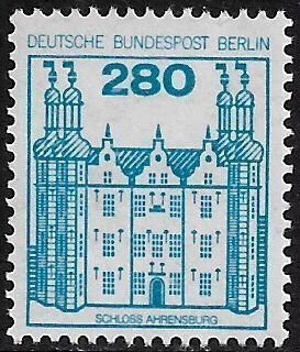 Germany: Berlin #9N444 Mint Never Hinged Stamp With Control - Ahrensburg Castle