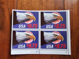 U.S. Scott #2394 Express Mail Eagle MNH Plateblock of 4