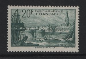 France  #347  MNH 1938  St. Malo 20fr