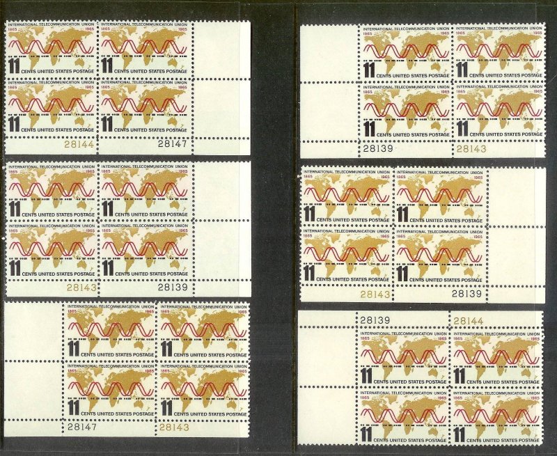 UNITED STATES (198) Blocks/Plate Blocks/Strips Stamps ALL Never Hinged FV=$67+