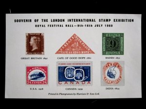 LONDON INTERNATIONAL STAMP EXPO - MNH -1960