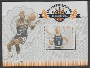 BASKETBALL perf m/sheet #1 containing 1 value mnh