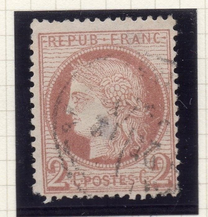 France 1871-76 Early Issue Fine Used 2c. 261186