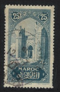 SALE Fr. Morocco Tower of Hassan Rabat Dull Blue 1923 Canc SC#98 SG#131 MI#58