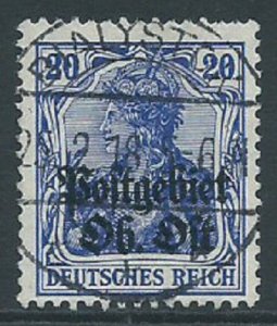 Lithuania - German Occupation (WWI), Sc #1N8, 20pf Used