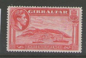 Gibraltar 1938 KGVI Sc 109 MH