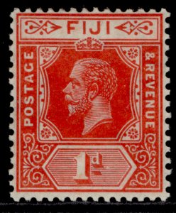 FIJI GV SG127a, 1d bright scarlet, M MINT. 