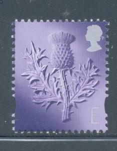 Great Britain Scotland Sc 16 1999 E Thistle stamp mint NH