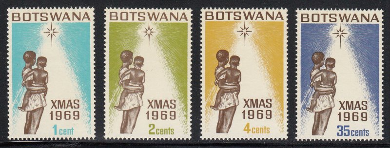Botswana Scott #54-57 MH