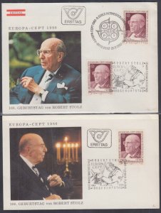 AUSTRIA  SC #1162 FDC 100th ANN of the BIRTH of COMPOSER ROBERT STOLZ