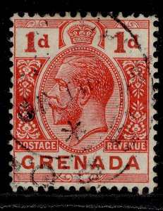 GRENADA GV SG92, 1d scarlet, FINE USED.