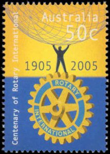 Australia #2383-2384, Complete Set(2), 2005, Fraternal Organization, Never Hi...