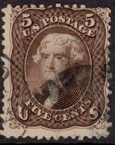 US Stamp Scott #76 Used SCV $120