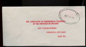 Mechanization Londong Mail Processing handstamp Oct 1984 Canada cover