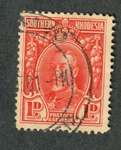 Southern Rhodesia #17 used single